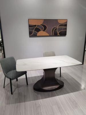 Sintered Stone Heat-Resisting Lounge Office Furniture Carrara White