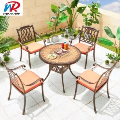 Chinese Whloesale Cast Aluminum Outdoor Patio Garden Furniture