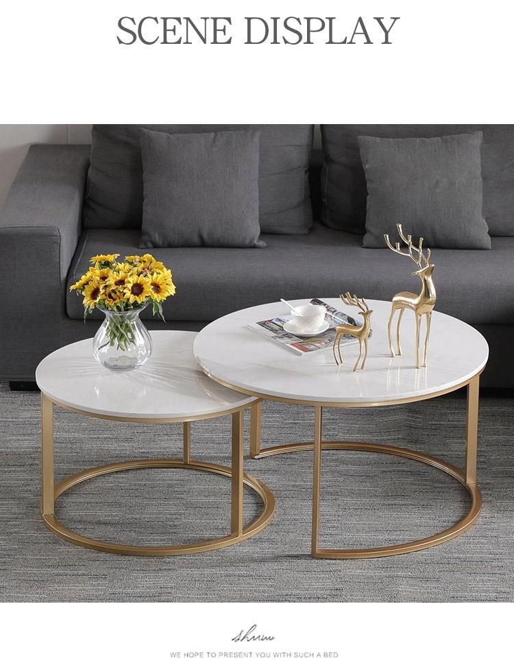 Office Furniture Gold Countertop Tea Table