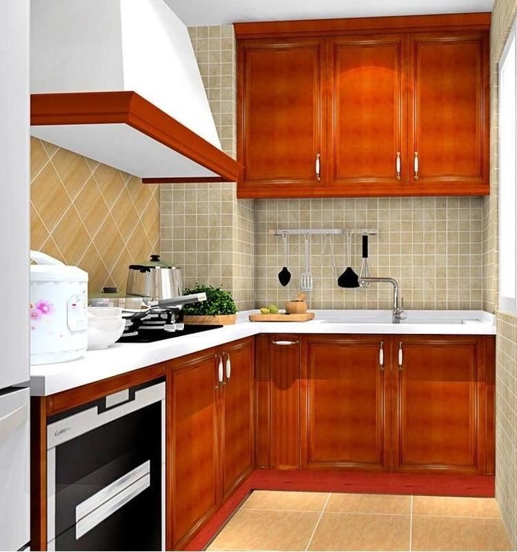 Melamine MDF Made Environmental Kitchen Cabinet