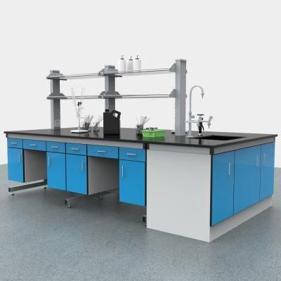 High Quality &amp; Best Price Biological Steel Lab Island Bench, Hot Sell Factory Direct Pharmaceutical Factory Steel Wood Lab Furniture/