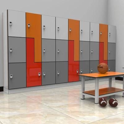 Modern Design Commercial Cabinet High Pressure Laminate Locker, Factory Direct Selling More Durable HPL Locker/