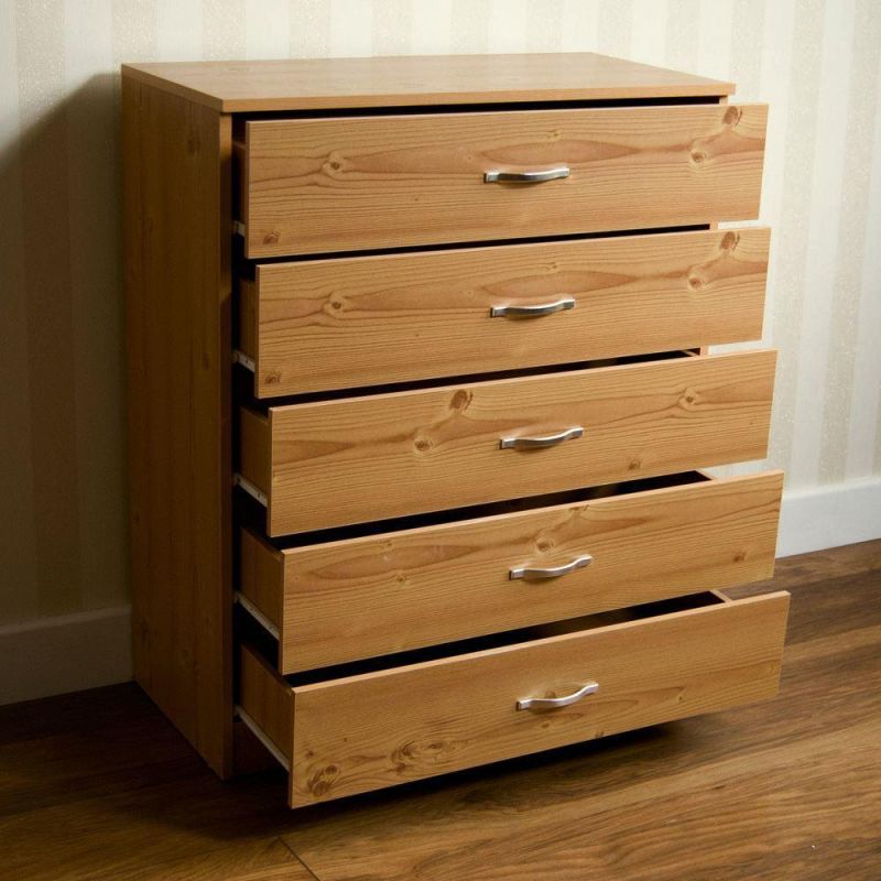 Melamine Board Material Chest with Drawers