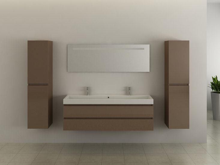 2022 New Design Wall Mounted Cabinet Bathroom Furniture with Ceramic Countertop