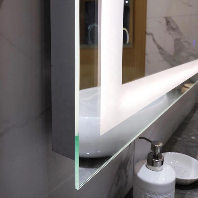 Modern Horizontal Vertical Illuminated LED Bathroom Frameless Mirror Manufacturer