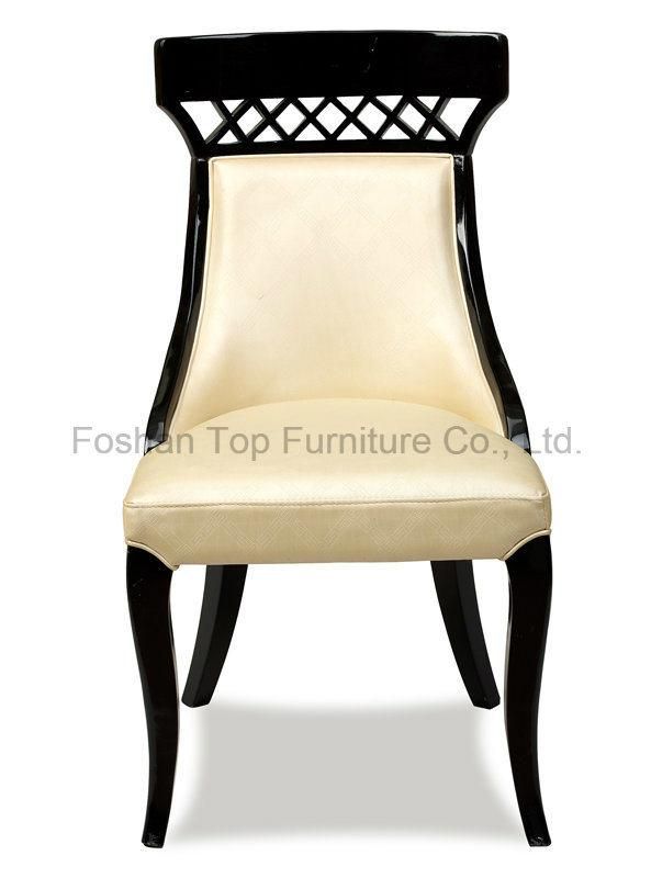 Leather Solid Wood Dining Chair (CY-3503)