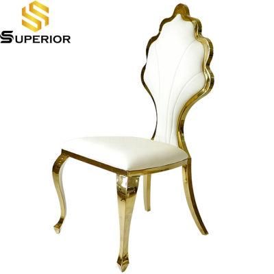 High Quality Modern Design Stainless Steel Wedding Dining Hotel Chair