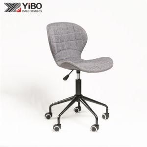 Modern Style High Quality Fabric Bar Chair with Wheels
