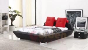 Lastest White Leather Bed Design Furniture