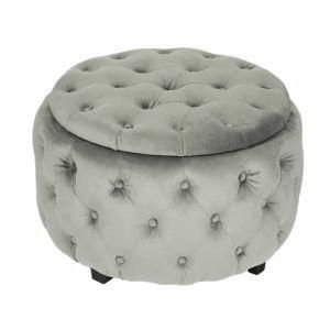 Modern Chinese Leisure Wooden Fabric Home Hotel Office Living Room Bedroom Outdoor Garden Kids Furniture Storage Ottaman Pouf