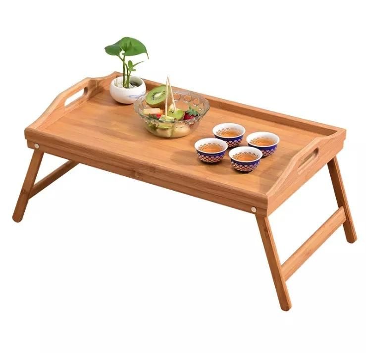 Folding Wooden Coffee Table for Lunch for Home Furniture