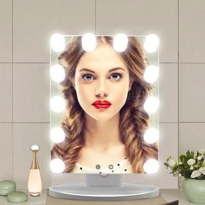 LED Products Table Vanity Hollywood LED Lighted Dressing Room Mirror 12PCS Bulbs