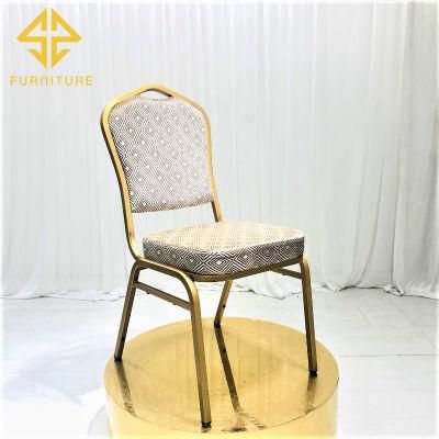 Africa Style Popular Modern Hotel Furniture Cheap Used Stacking Banquet Chair