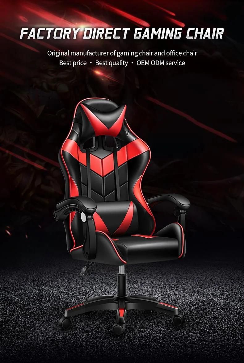 Ergonomic Racing Style High Back PC Computer Recliner CE Approval Video Game Gaming Chair