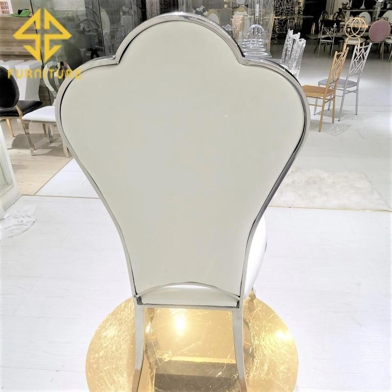 American Style Hot Sale Stainless Steel Dining Chair Hotel Furniture Wedding Events Chairs