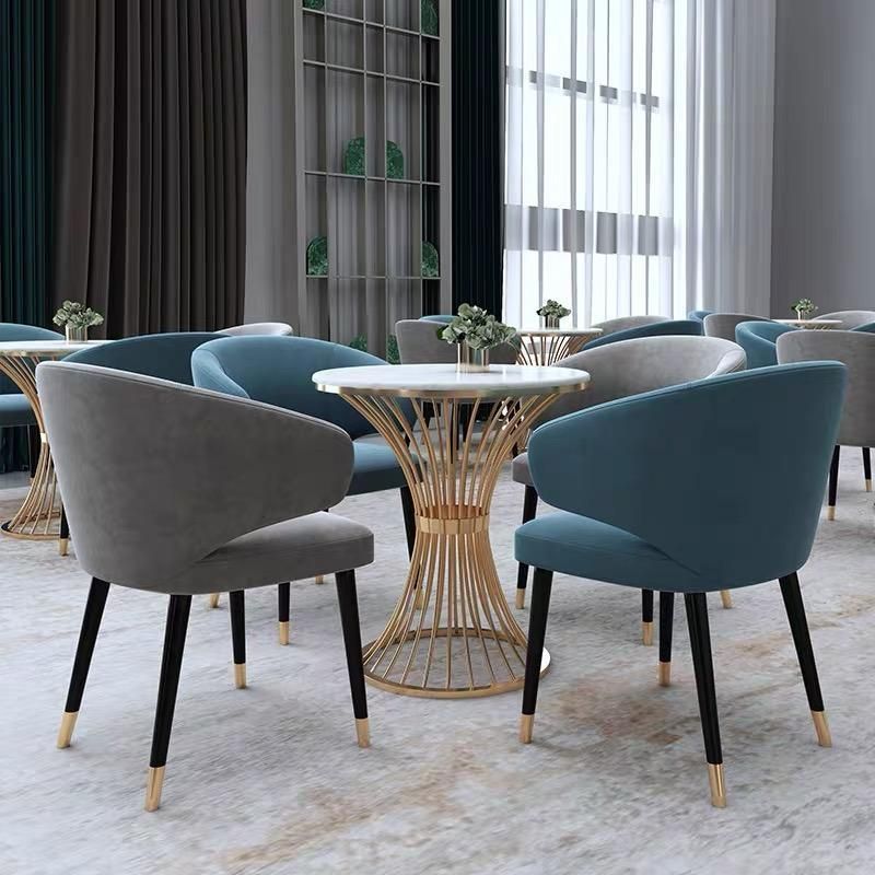 Restaurant Style Modern Marble Round Table for Coffee Shop