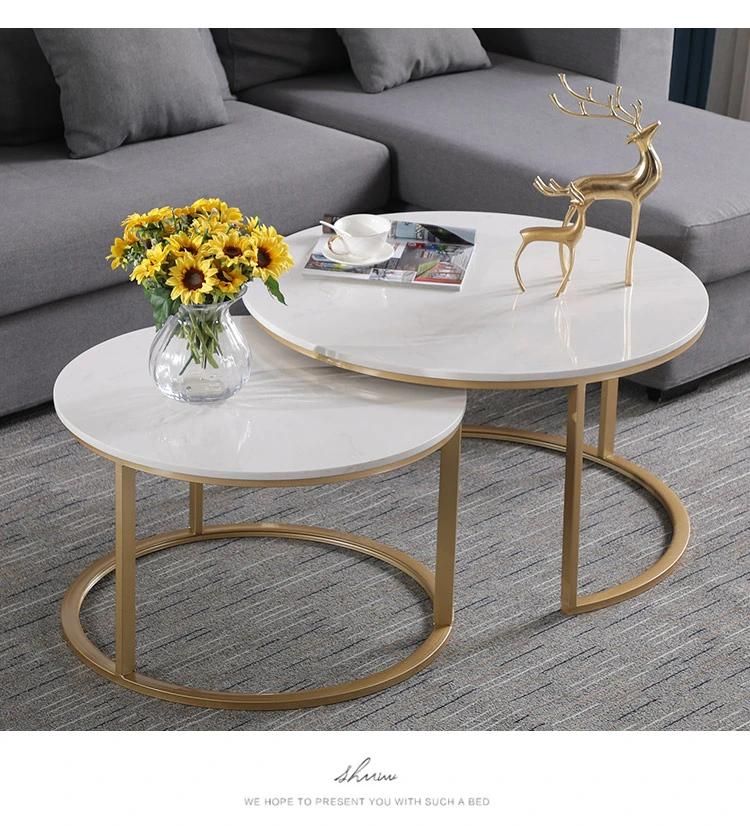 Office Furniture Gold Countertop Tea Table