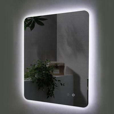 LED Wall Mounted Backlit Vanity Bathroom Mirror with Touch on/off Dimmer &amp; Anti-Fog