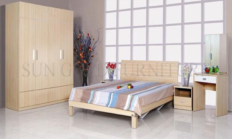 Bedroom Furniture Modern Pink Wooden Kids Bed for Girls (SZ-BF146)