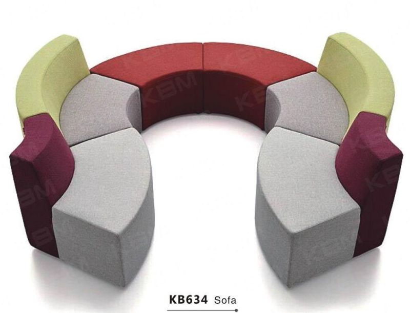 Combinative Fabric Sofa Set for Hotel Lobby