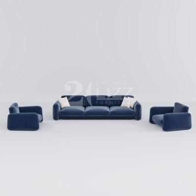 Modern Leisure Fabric Sofa Set Furniture Sectional Living Room 3 Seater Couches Sofa with Arm Chair