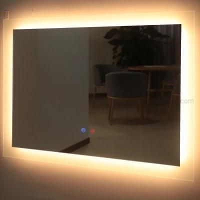 Modern Wall Mount Backlit Bathroom Vanity Mirror