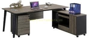Steel Leg Modern Kind Office Furniture Melamine Manager Table