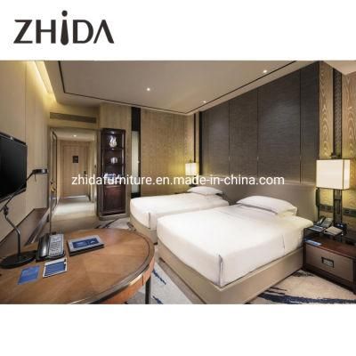 Modern Double Bed Bedroom Suite Furniture Set for Hotel