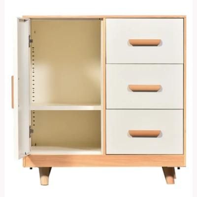 Modern Wooden Transfer Cabinet Steel Storage Furniture with Drawers