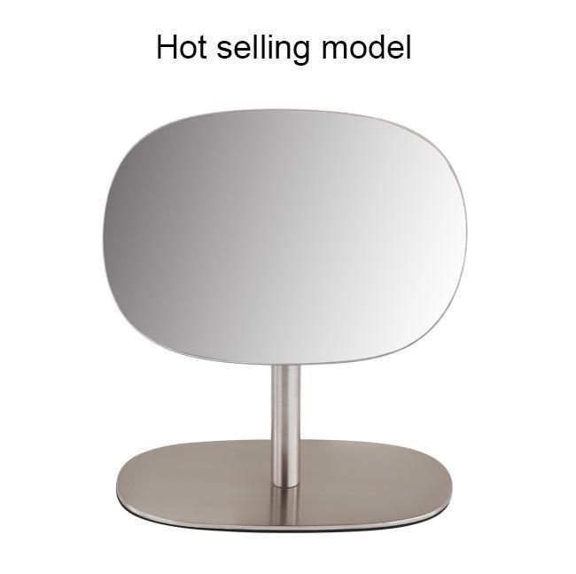 Modern Oval Desktop 1X3X Stainless Steel Home Decoration Makeup Mirror