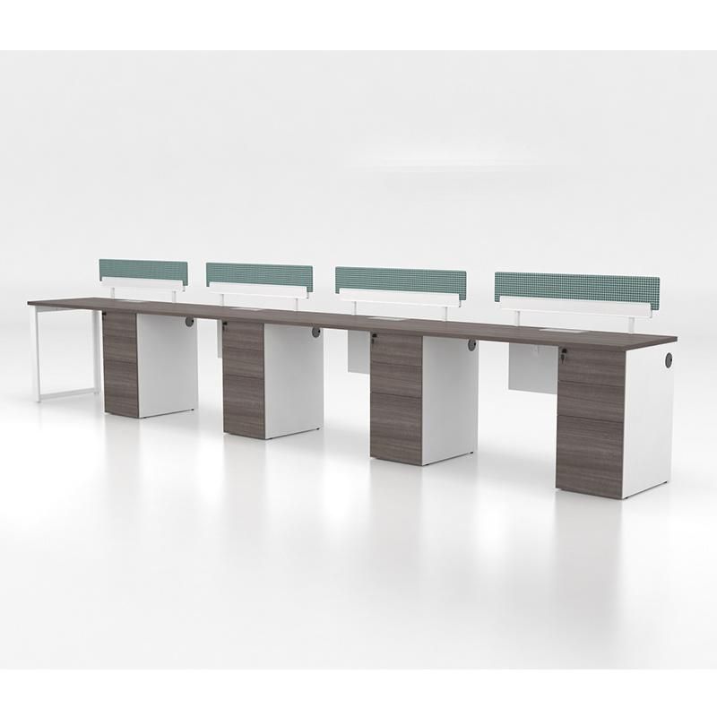 High Quality Modern Computer Office Desk Furniture Four Seat Workststion