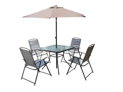 Modern Design Simple Style Outdoor Cafe Furniture Beach Camping Set Folding Table Chair Folding Camping Chair