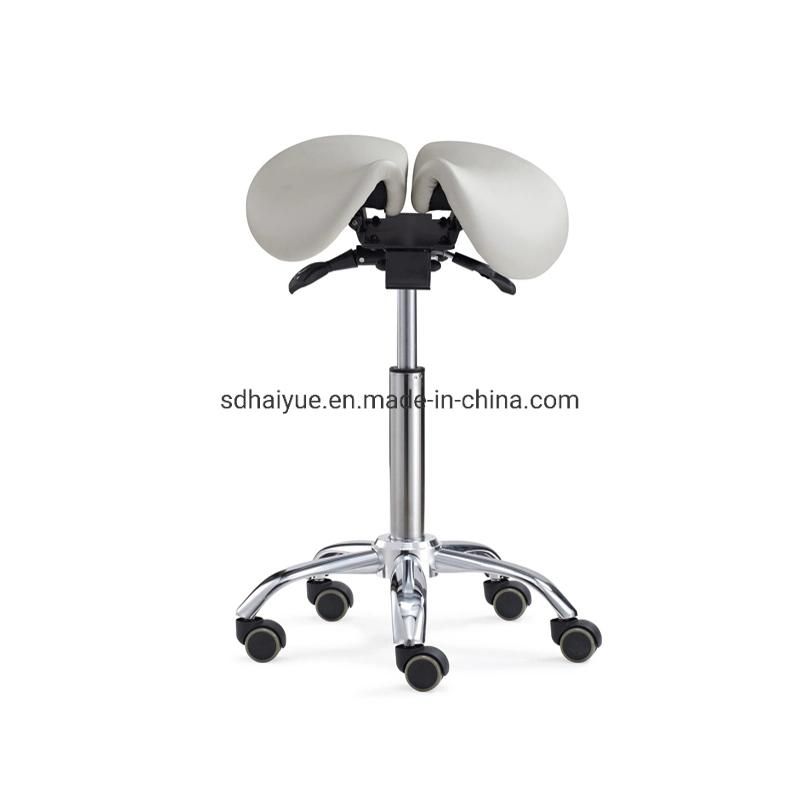 Ergonomic Two Parts Seat Split Saddle Stool Office Chair