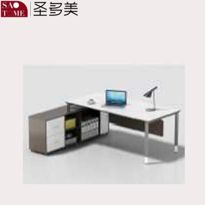 Modern Office Furniture Executive Desk with Side Cabinets with Baffles