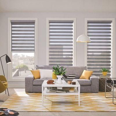 Cheap High Quality Blackout Manual Zebra Roller Blinds in Factory Price