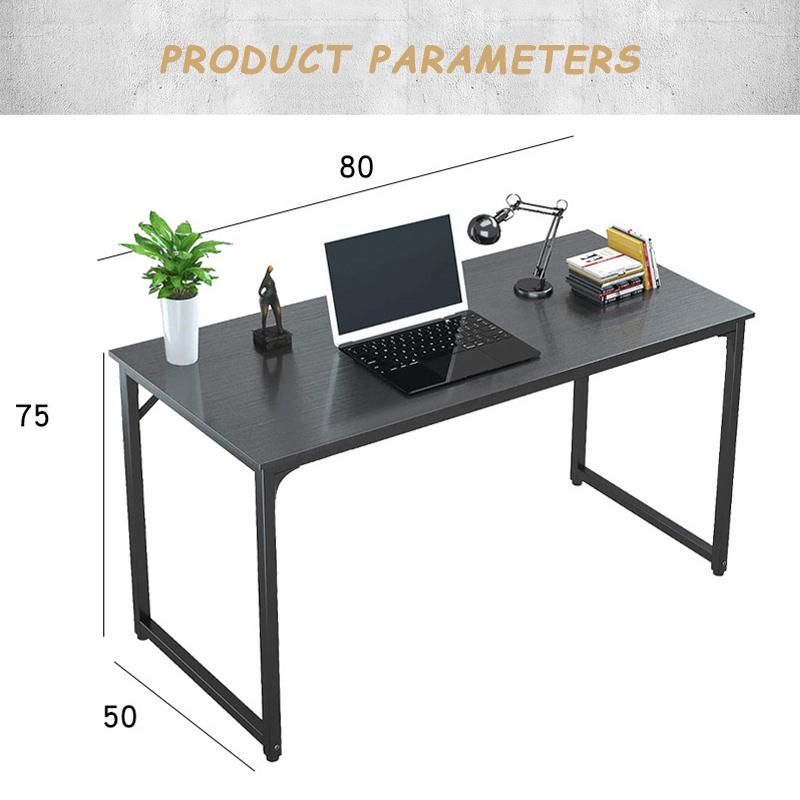 2021 Computer Desk Modern Study Office Desk PC Laptop Notebook Study Writing Table for Home Office Workstation, Black
