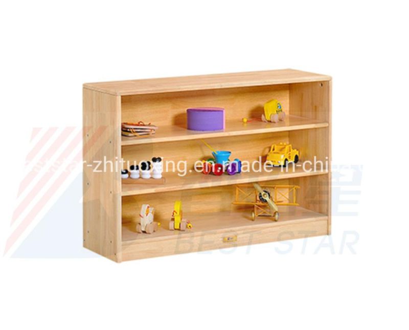 Kids Nursery Toy Storage Cabinet, Baby Storage Cabinet, Children School Classroom Furniture, Preschool and Kindergarten Day Care Wooden Display Book Cabinet