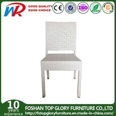 Outdoor Wicker Chair Leisure Aluminum Rattan Weaving Dining Chairs (TG-Y10)