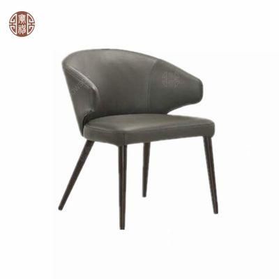 Well Design Real Leather Restaurant Chair Hotel Restaurant Furniture