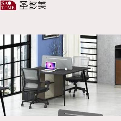Modern Luxury Foshan Office Wooden Table Ordinary Desk Office Furniture Two People