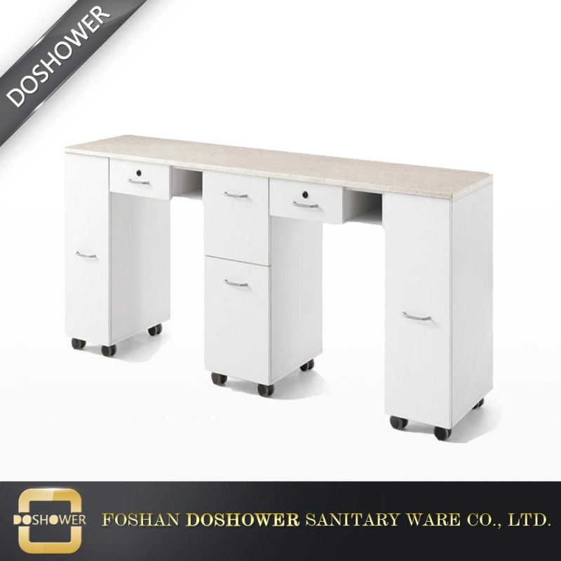 Modern Salon Manicure Table with Double Nail Table