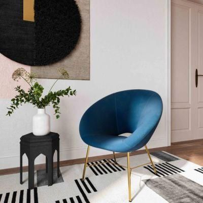Hot Sale Modern Cafe Fabric Velvet Chair Indoor Furniture Coffee Chair Living Room Chair