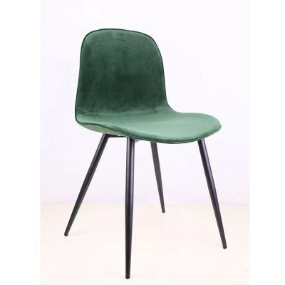Wholesale Restaurants Prices Dining Room PU Seats PP Plastic Chair with Metal Legs