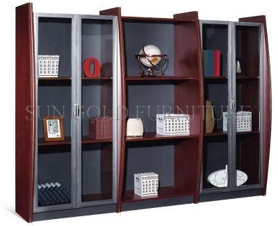 New Design Modern Glass Door Filing Cabinet, Bookshelf (SZ-FC013)