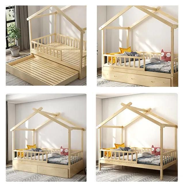 Wholesale Price Single Bed Wooden Child Bed Room