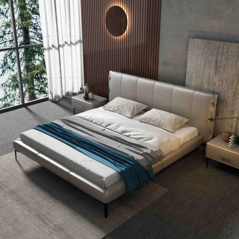 Modern Simple Design Bedroom/Villa Furniture  Bed  King Size
