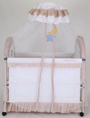 Super Popular New Born Iron Baby Bed Baby Electric Swing Baby Cot Bed