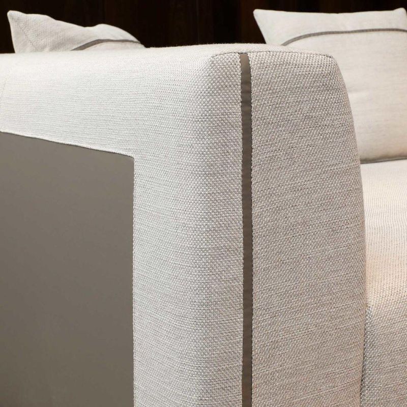 Home Furniture Modern Design Sectional L Shape Fabric Sofa Set