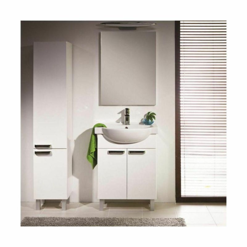 Ceramic Washbasin Furniture with Vanity Unit, Washbasin, 55 Cm