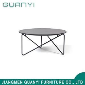 Modern Wooden Furniture Metal Restaurant Coffee Table